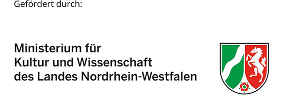 Ministerial-Förder-Logo des Landes NRW für Kultur und Wissenschaft